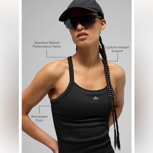 ALO Ribbed Bra Tank